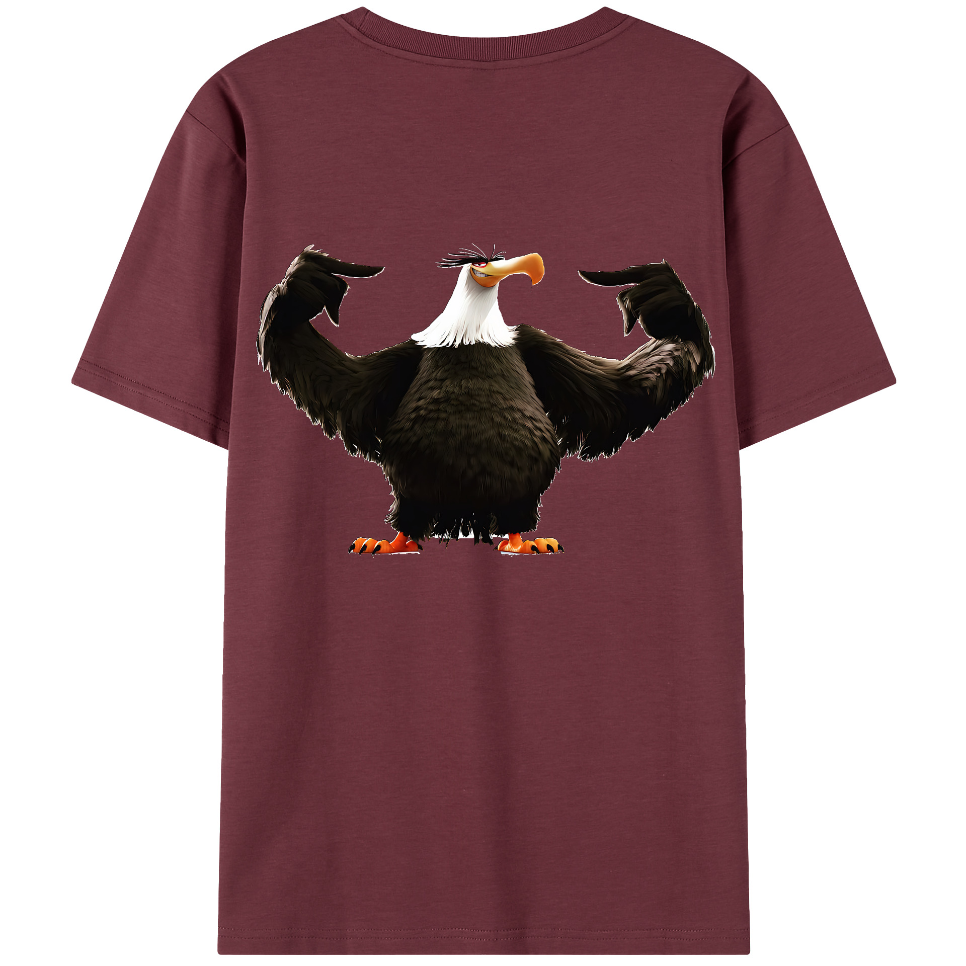 （画像用） Angry Birds アングリーバード 綿100％半袖Tシャツ（背面プリント）